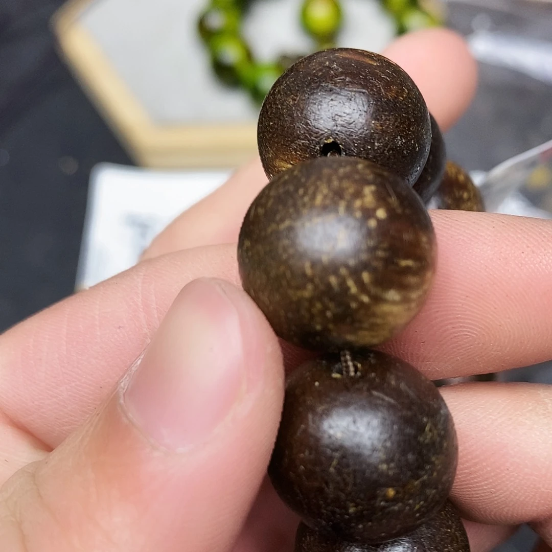 乌木类手串/手链c26虫漏