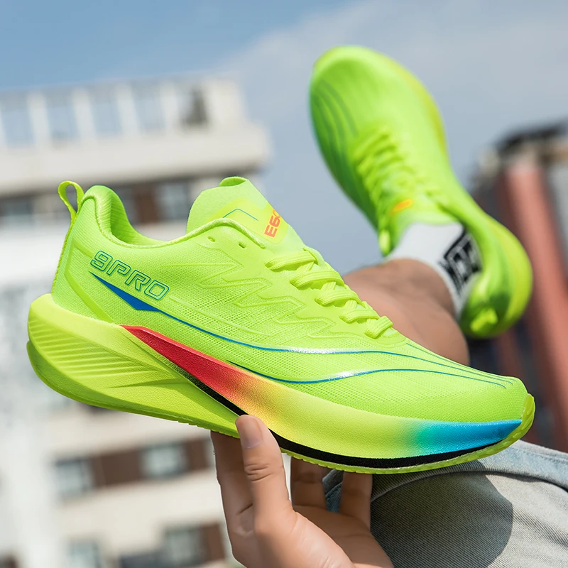 碳板跑步鞋男款马拉松竞速运动鞋学生中考体测鞋专用训练跑步鞋女
