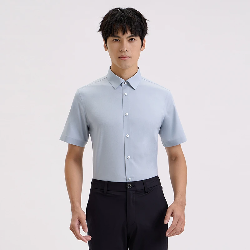 专柜春夏/柒牌/商务短袖衬衫/726A71240