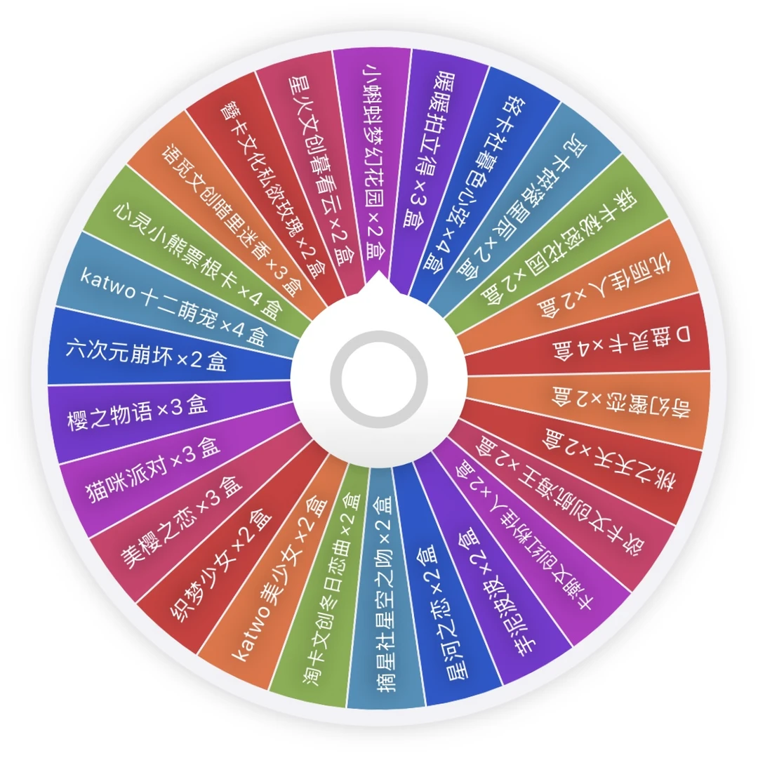 U【破产大转盘】收藏卡牌（默认代拆）