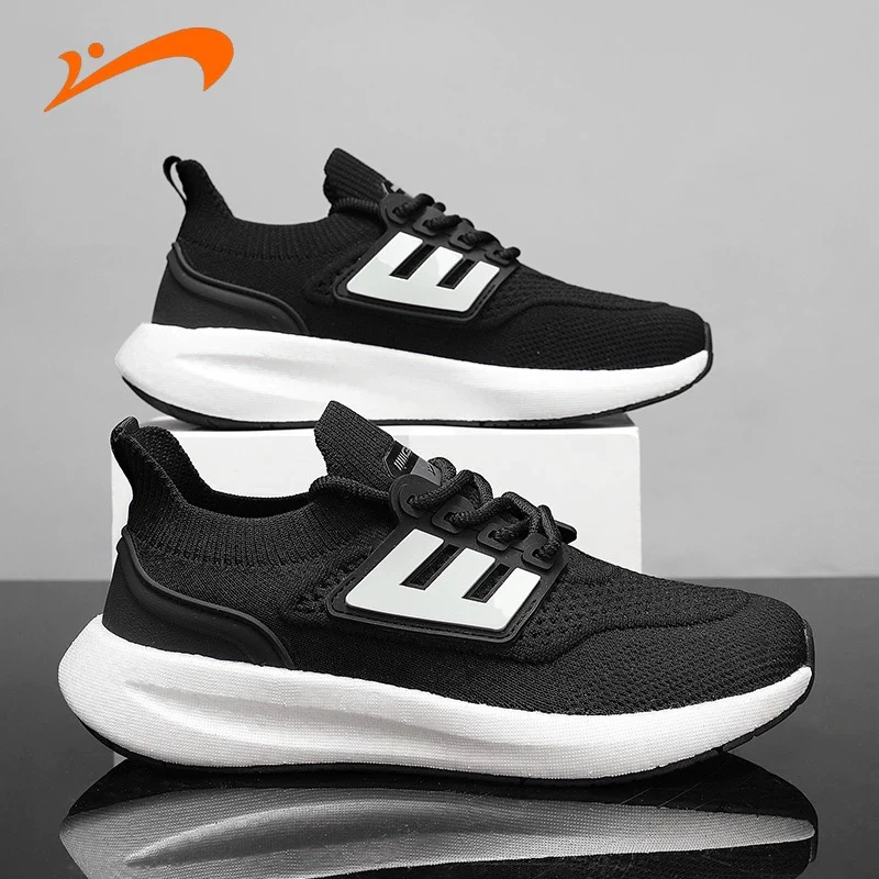 沙丘废土风跑道小道透气爆米花+橡处软底跑步鞋网面G51BL012