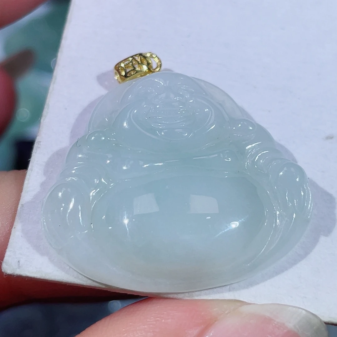 颈饰未镶嵌翡翠佛公