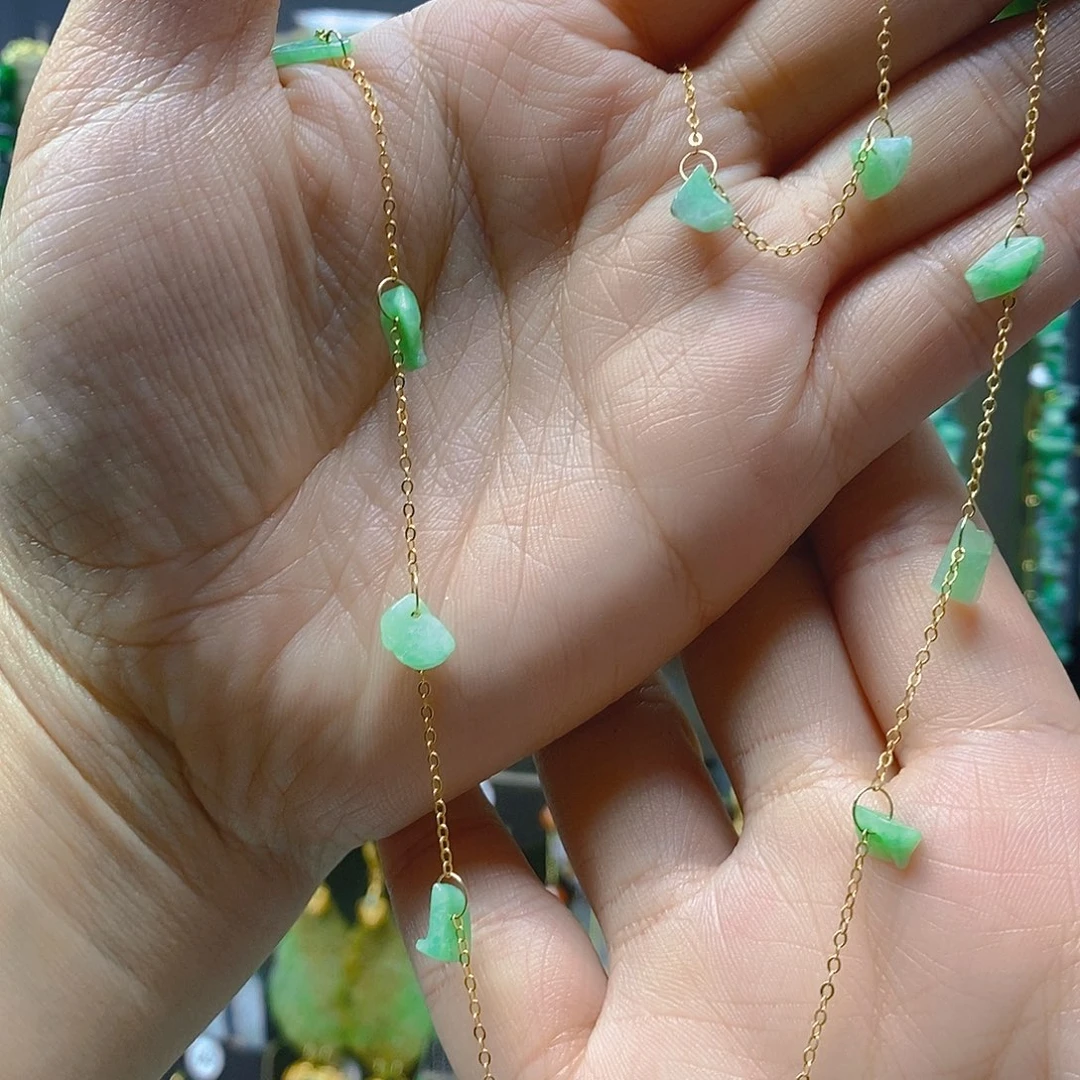 颈饰未镶嵌翡翠翡翠