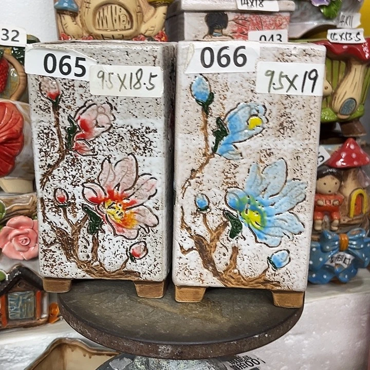 粗陶材质多肉花盆