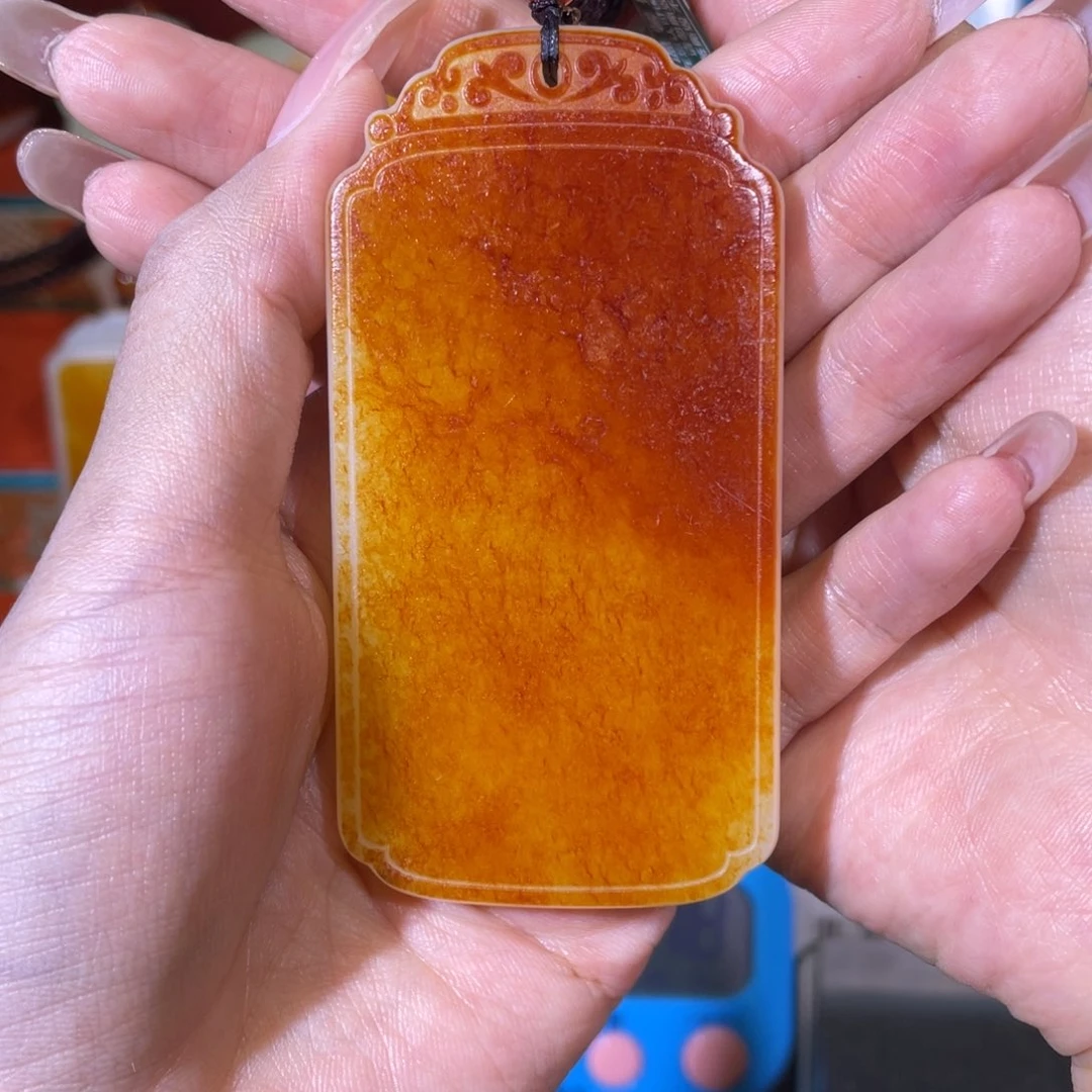 无***。和田玉未镶嵌挂件