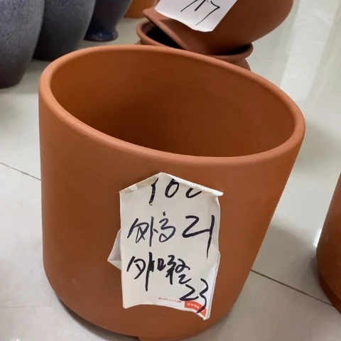 粗陶红陶花盆962