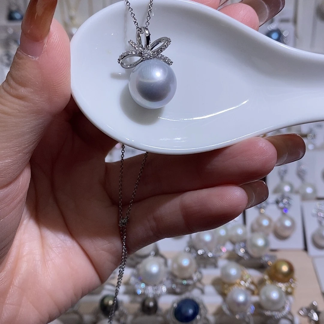 淡水珍珠吊坠(赠链)未镶嵌w13.2