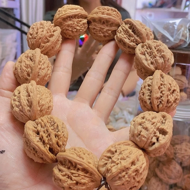 【闪购商品】文玩核桃把件36虎头手持