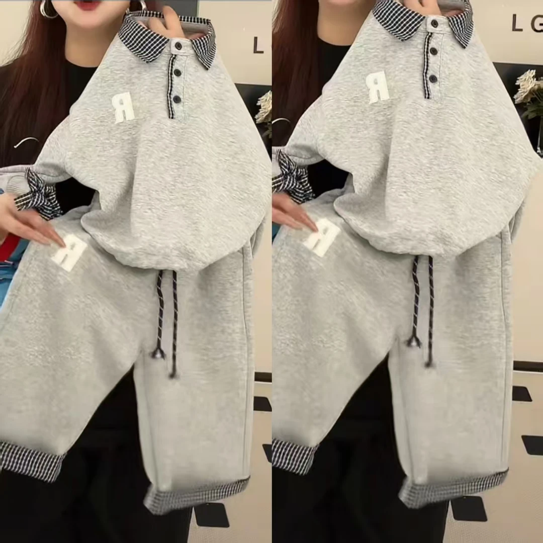 宝宝春装套装春秋儿童爆款卫衣2025新款运动洋气春季POLO领童装潮