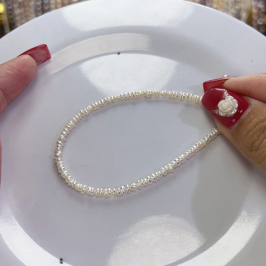 钛钢淡水珍珠手绳