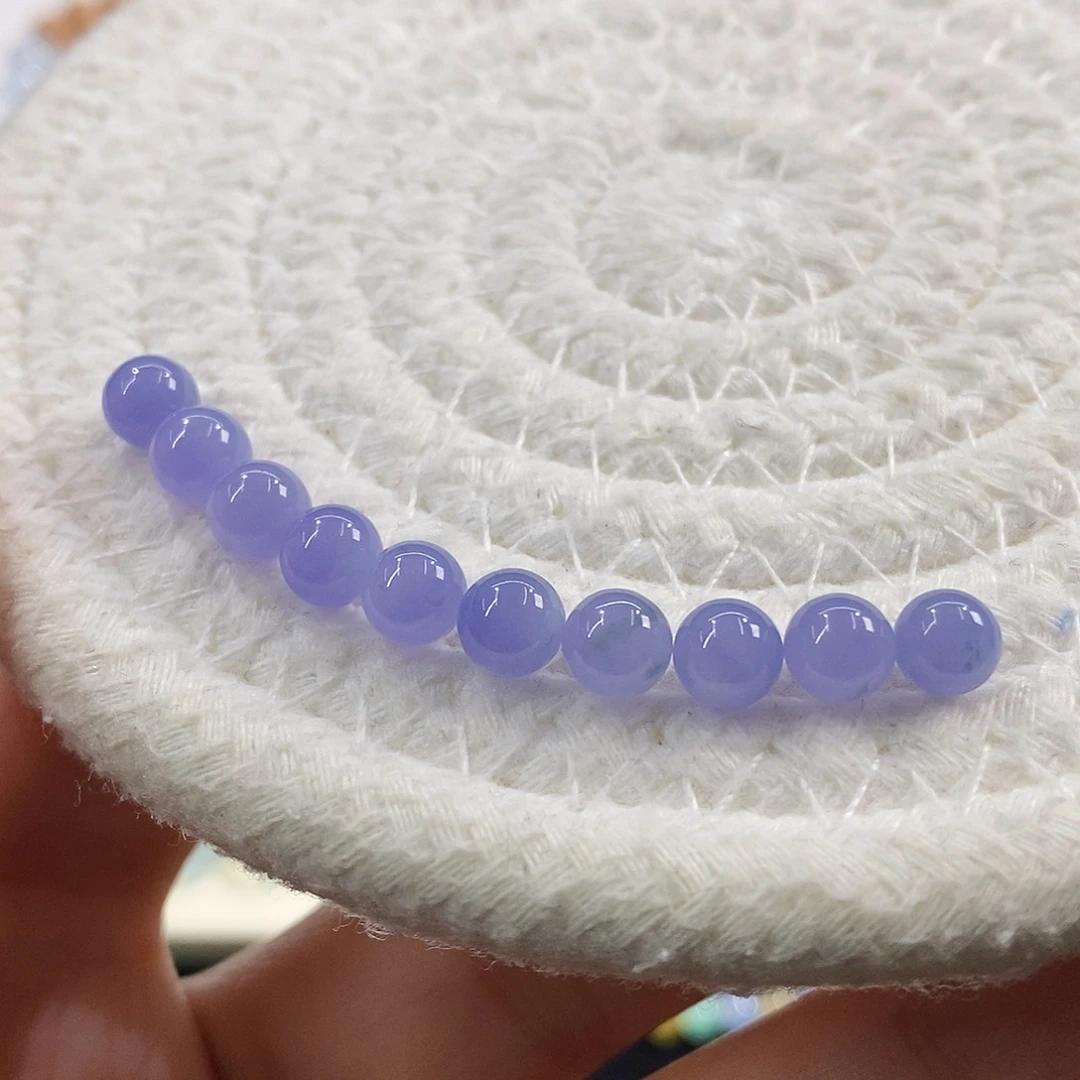 颈饰未镶嵌翡翠一手浓紫