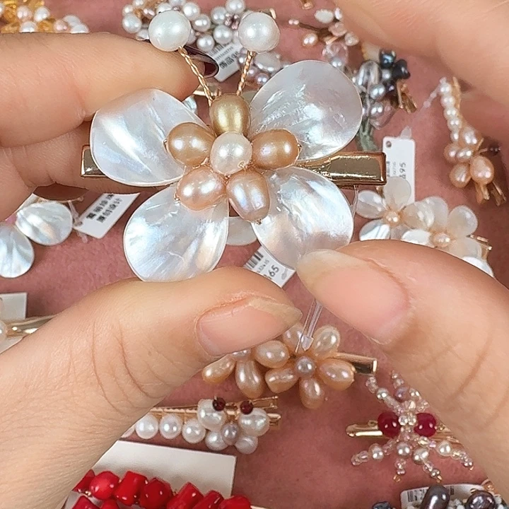 未镶嵌淡水珍珠发饰