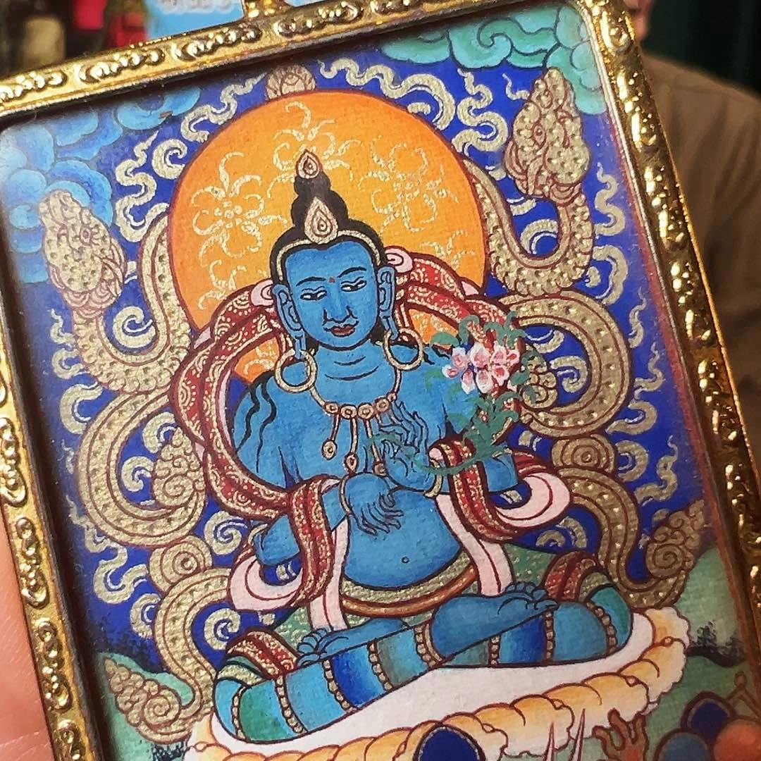 吊坠大势至唐卡纯手绘