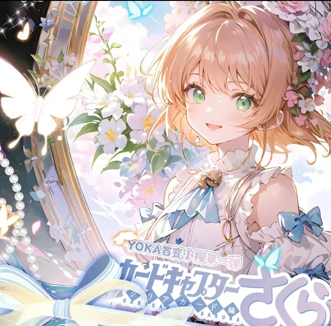 YOKA百变小樱 盒配票根吧唧特价 箱配卡册流沙 动漫卡牌