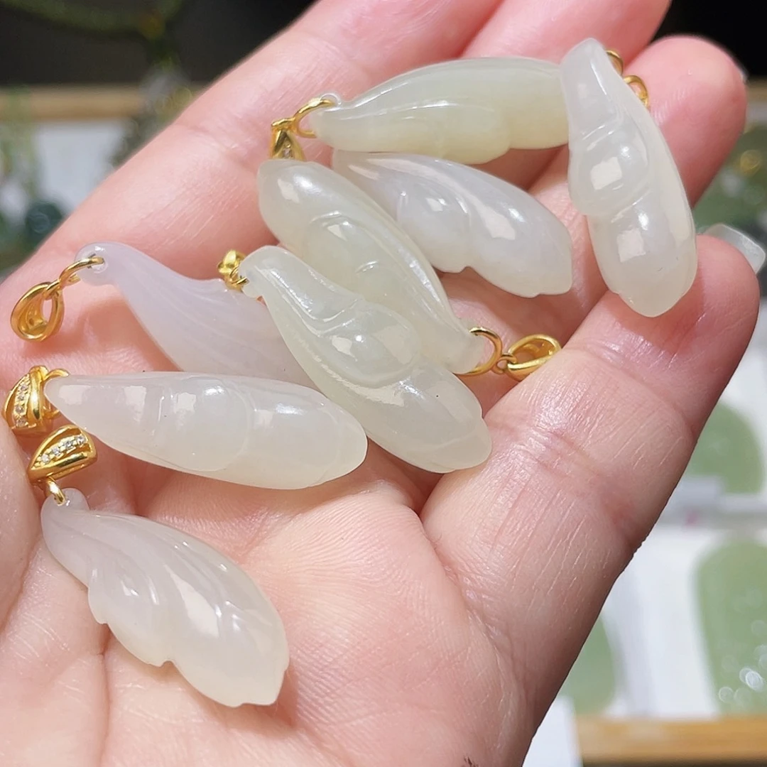 和田玉颈饰未镶嵌多样性发1