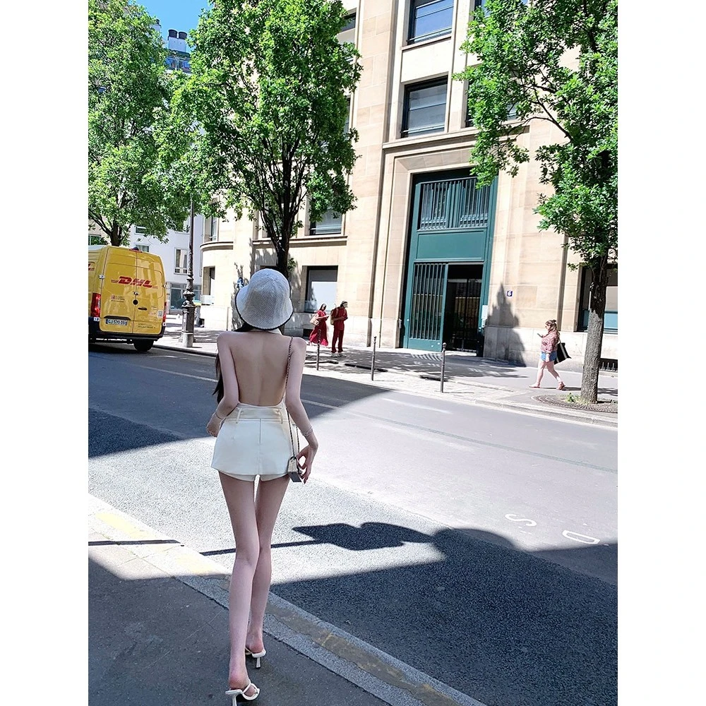 Chill巧儿【idol比例】高定西装料经典百搭垂感腰带裙裤半裙短裙