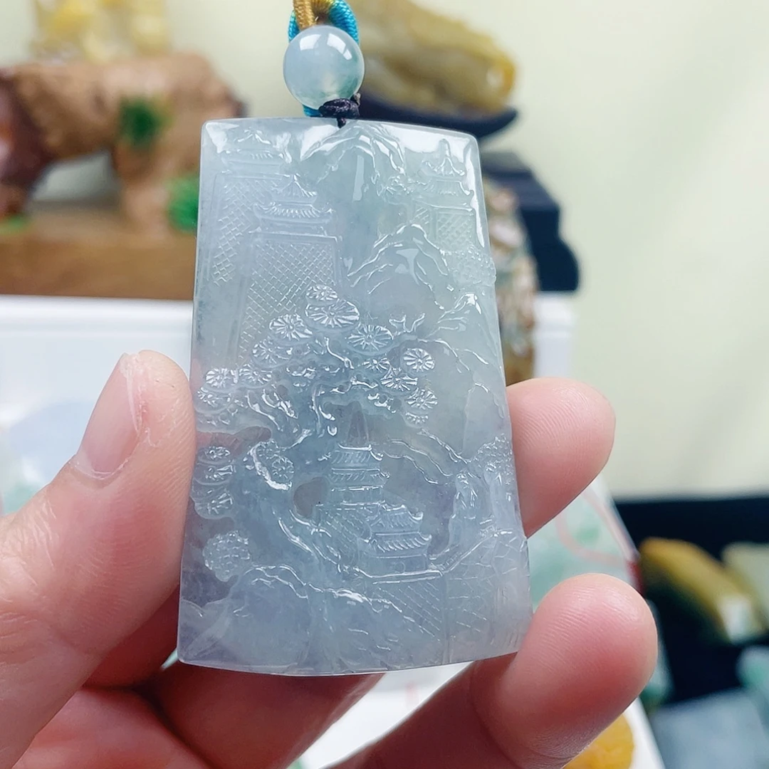 翡翠未镶嵌颈饰2222