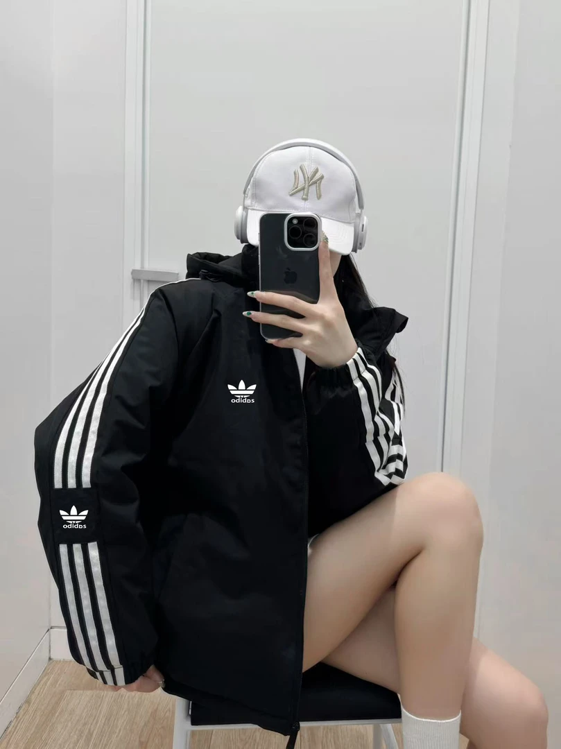 【内部福利】冬季厚板棉服男女同款连帽可拆卸刺绣标厚棉服2515