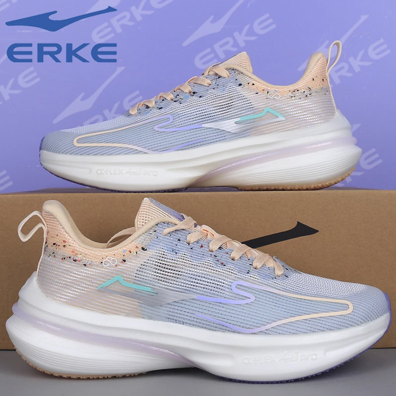 【奇弹4.0pro】鸿星尔克女鞋软底回弹人工肌肉碳板科技跑鞋运动鞋