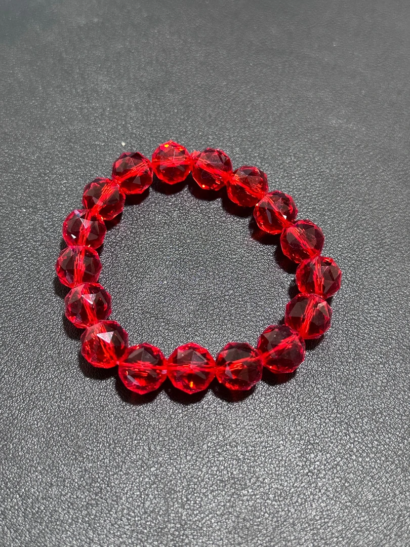 Z069-轻奢收藏级精品红色钻切手串多样性发一