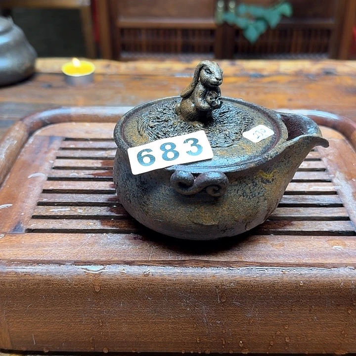 纯手工制作粗陶茶具