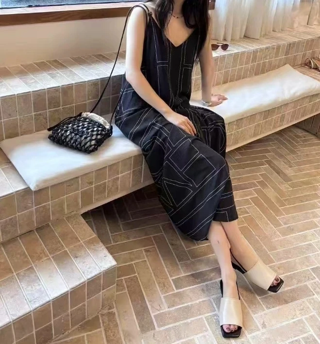 米古古LM# 8852# 慵懒气质复古百搭通勤拖