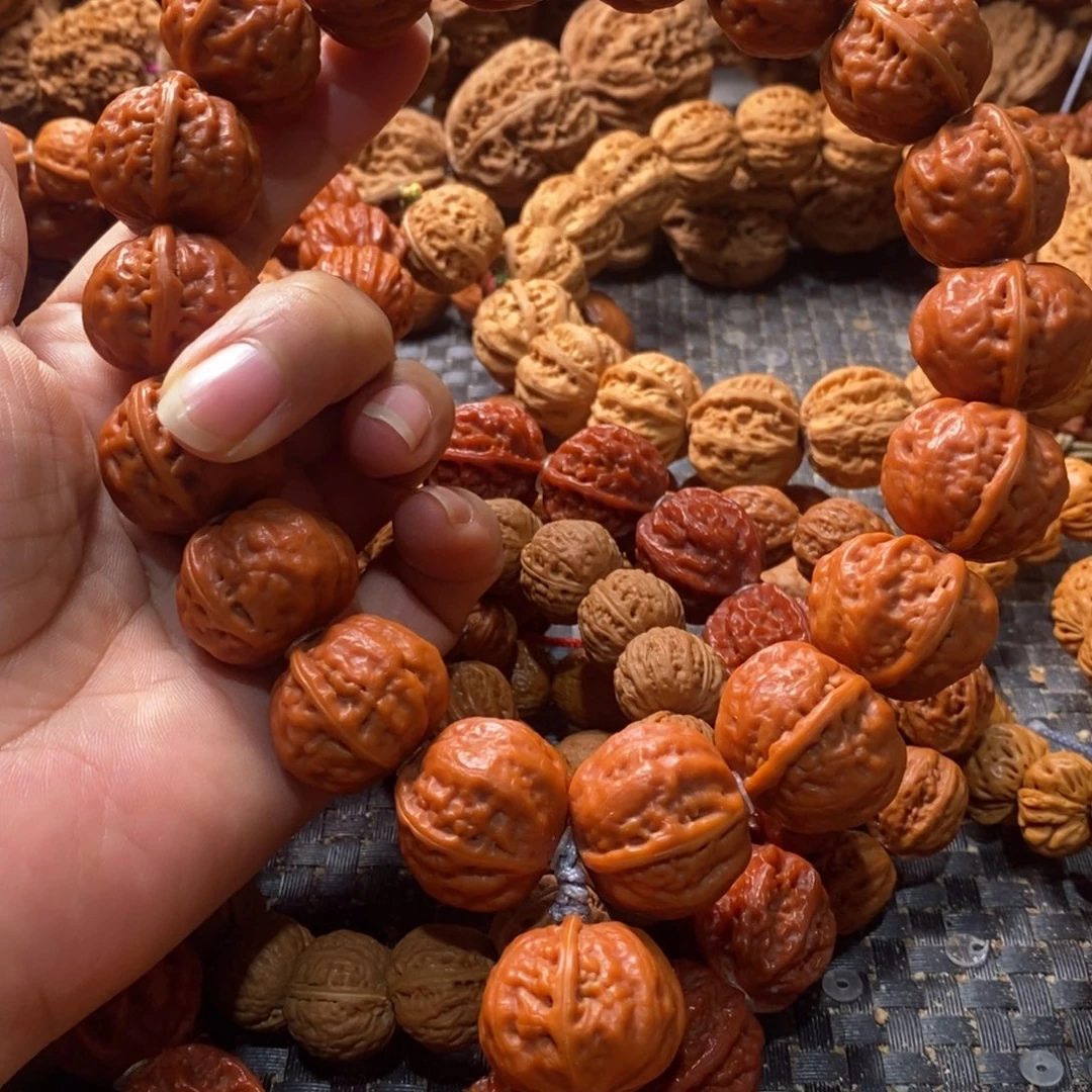 我***，吊坠文玩核桃方墩