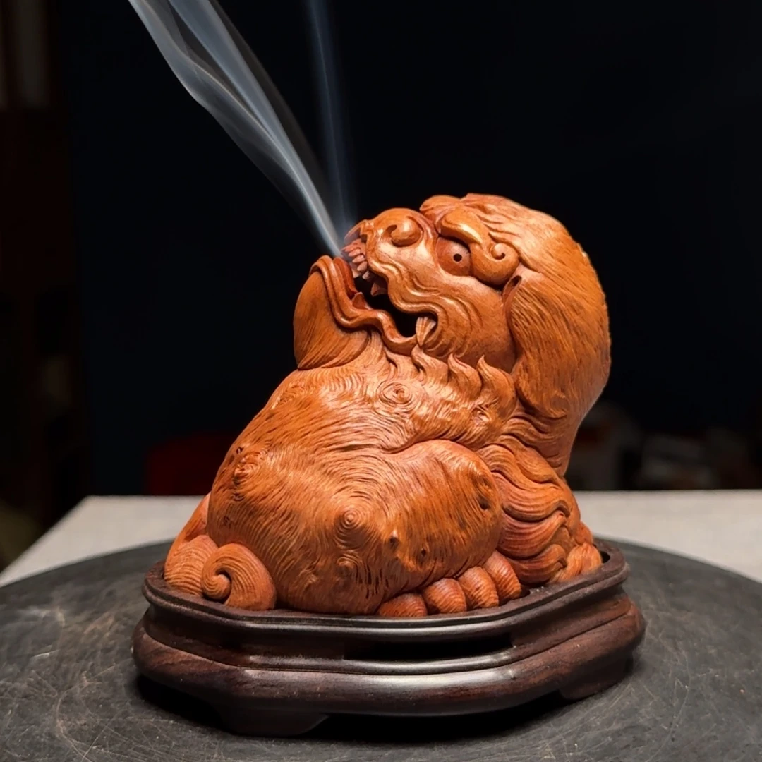 荔枝木特价精品小狮子