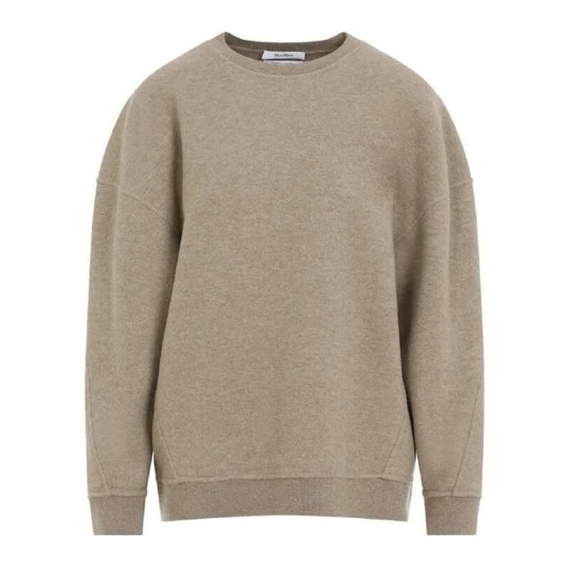 未使用 MaxMara MAXMARA 低圆领套头毛衣 女款 ELVIRA
