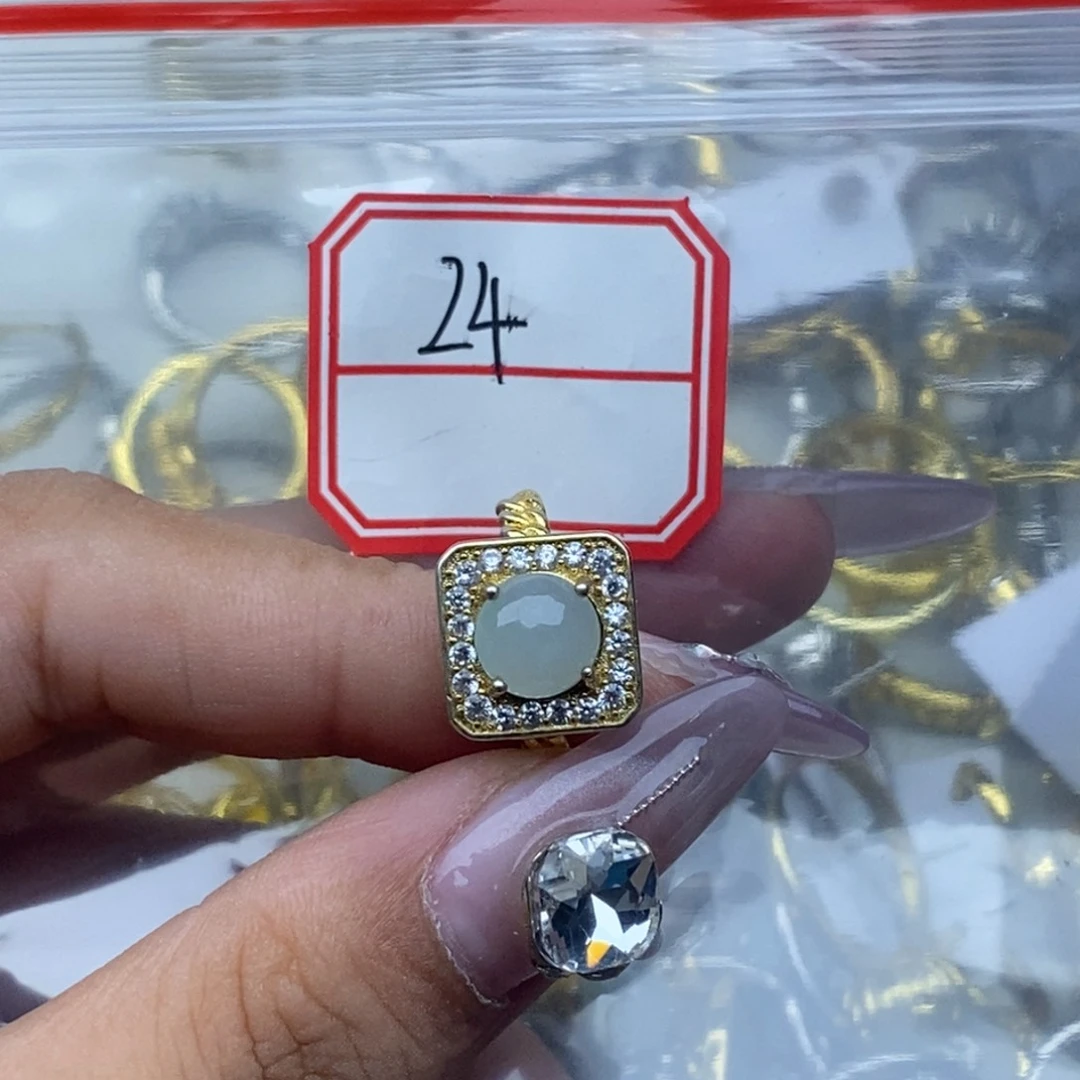 翡翠戒指合金翡翠首饰