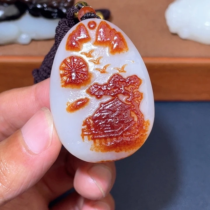 颈饰未镶嵌和田玉J