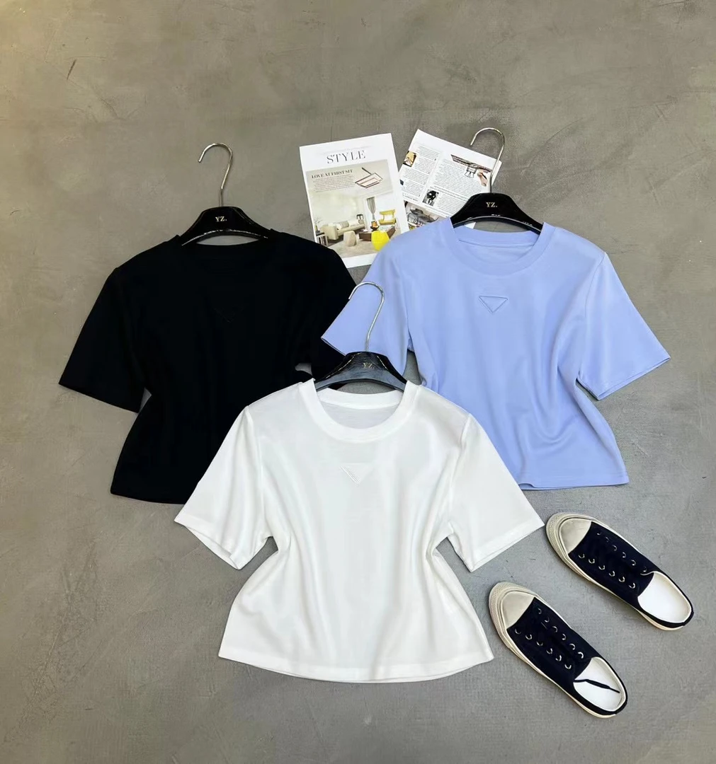 短袖修身美式休闲夏季春夏宽松T恤网红纯色圆领