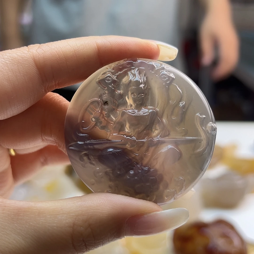 玛瑙/玉髓未镶嵌吊坠(不含链)