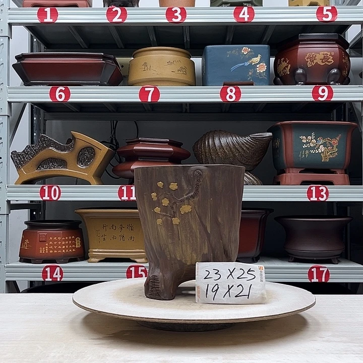 紫砂花盆紫砂花盆