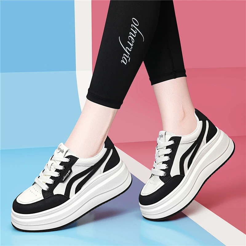 轻便厚底2025小白鞋女秋季新款韩版ins女学生休闲运动百搭板鞋街