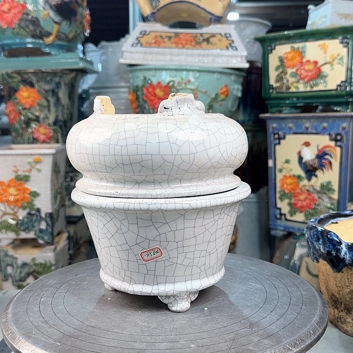 红陶人*岭南石湾花盆