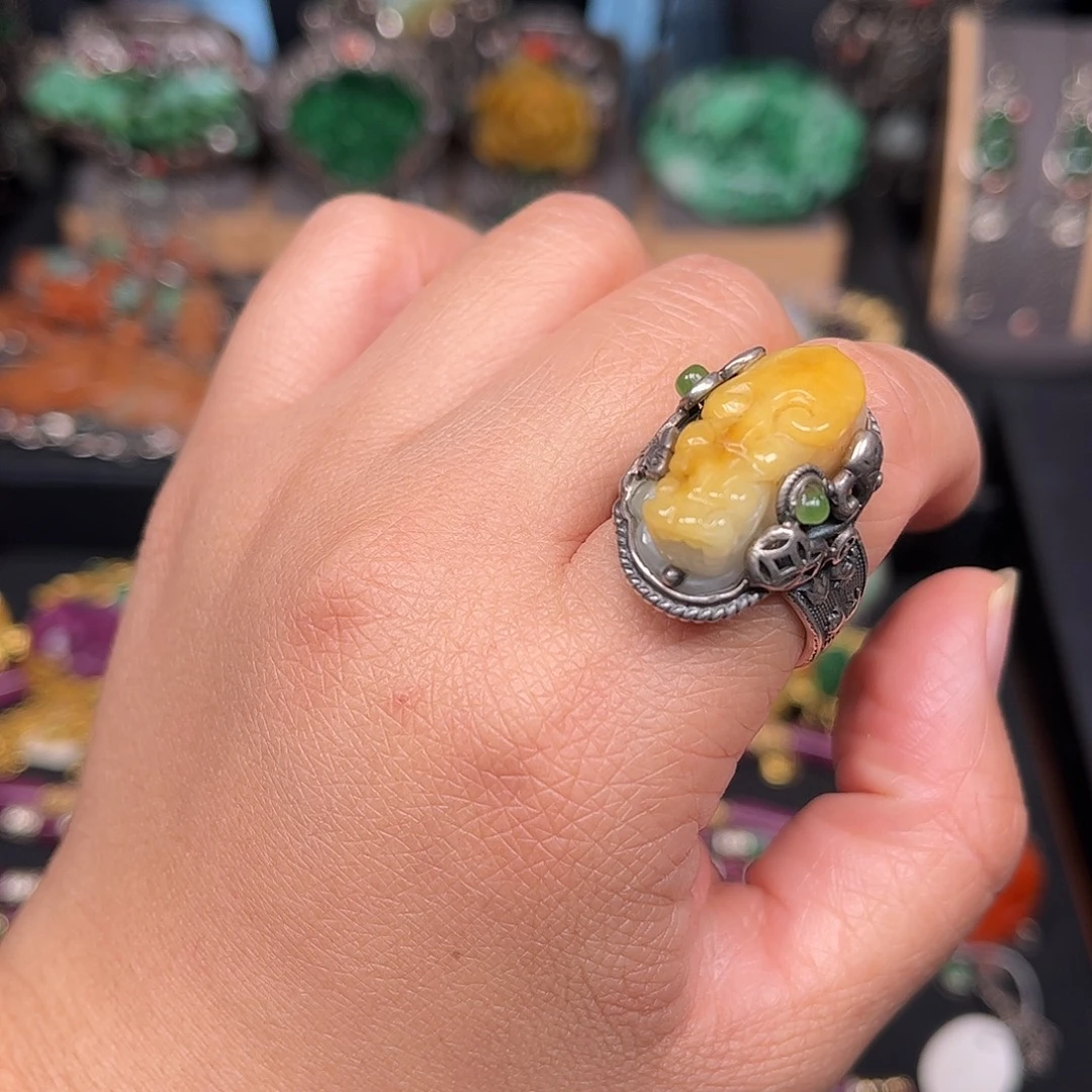 翡翠未镶嵌戒指双十二直降价不议价退货