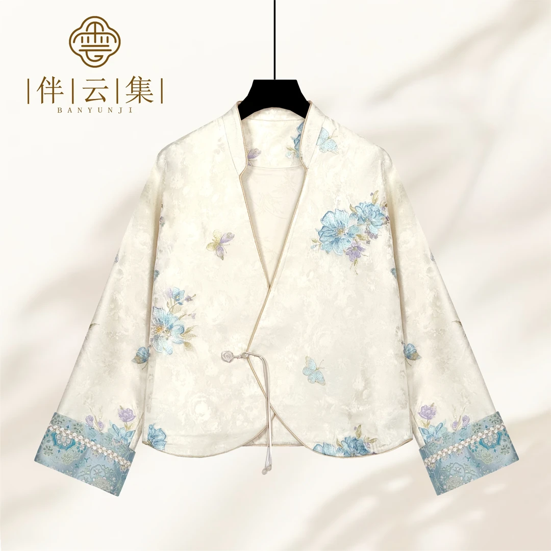 【白芷】新中式时尚气质国风高级设计师款马甲无袖马夹上衣女