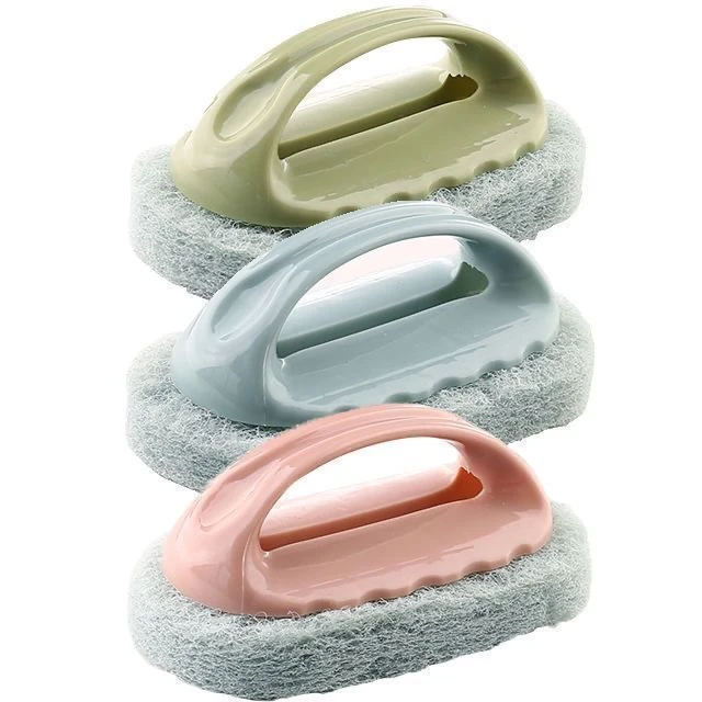 （清洁刷）灶台厨房浴室百洁瓷砖清洁刷清洁玻璃手柄洗手池海绵去污