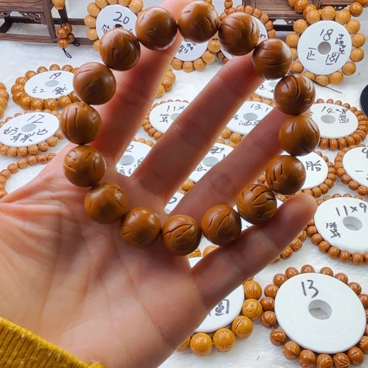 ?****秦岭龙纹桃核14正圆