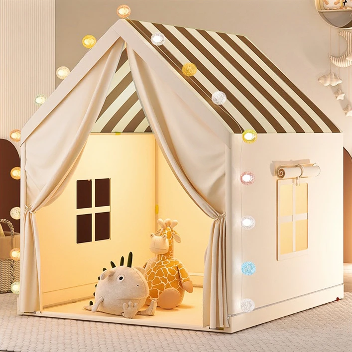 儿童奶油小屋帐篷家用女孩小帐篷宝宝玩具屋公主城堡游戏屋小房子