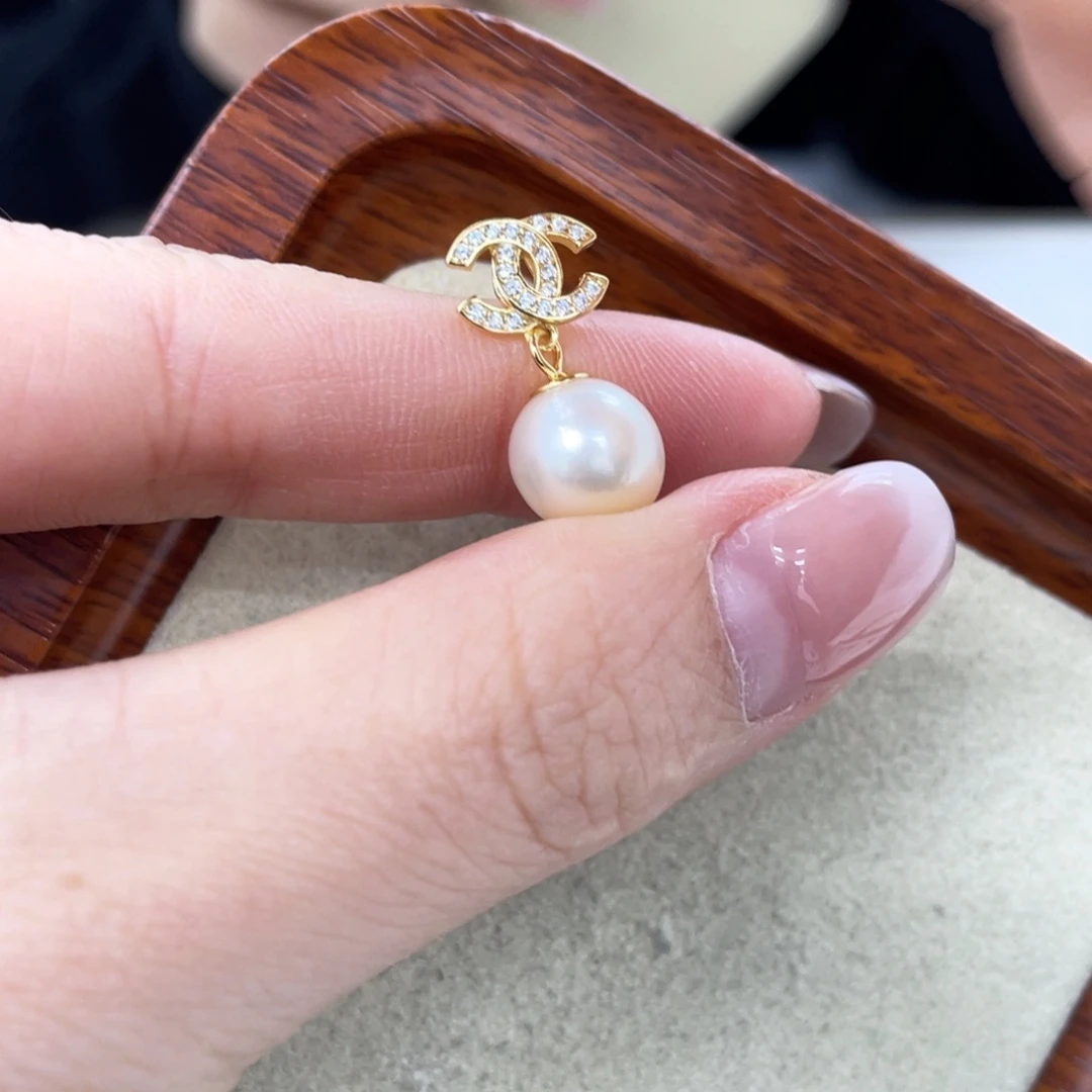 银S925镶嵌海水珍珠颈饰