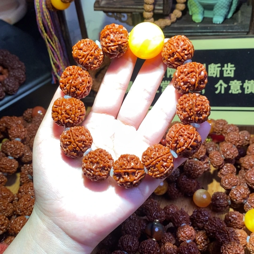 金刚菩提手串226原生态黄