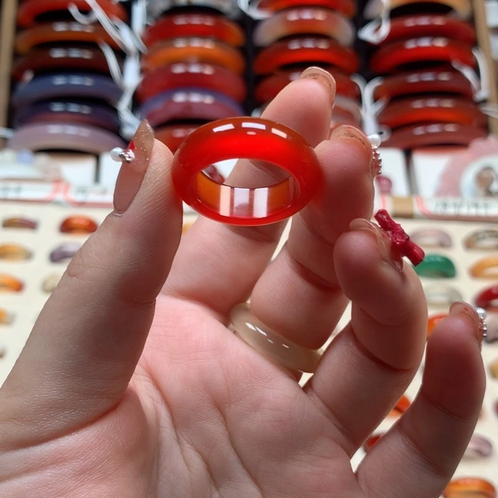 玛瑙/玉髓手镯未镶嵌喜***·