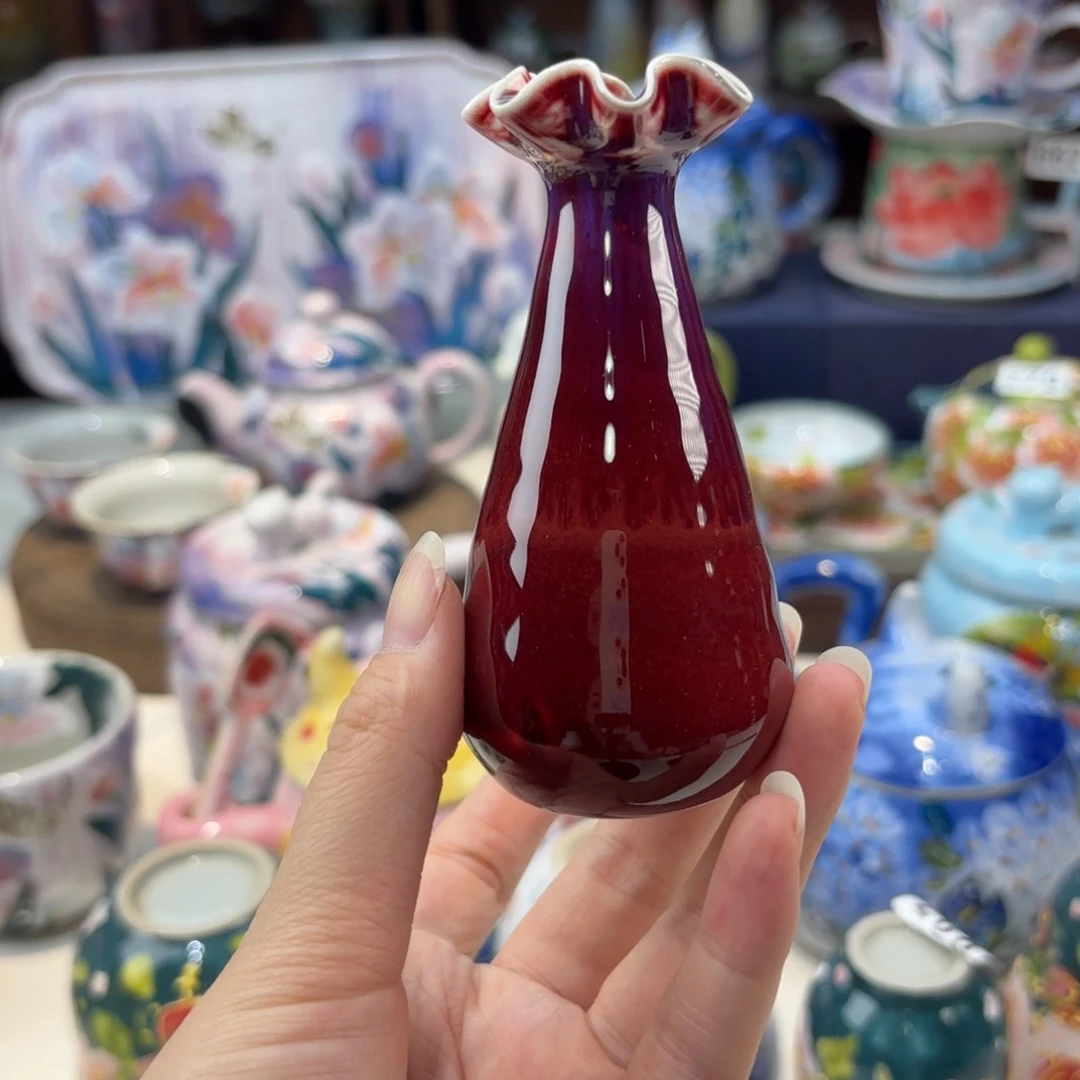 瓷片景德镇手绘高温釉下彩陶瓷茶具