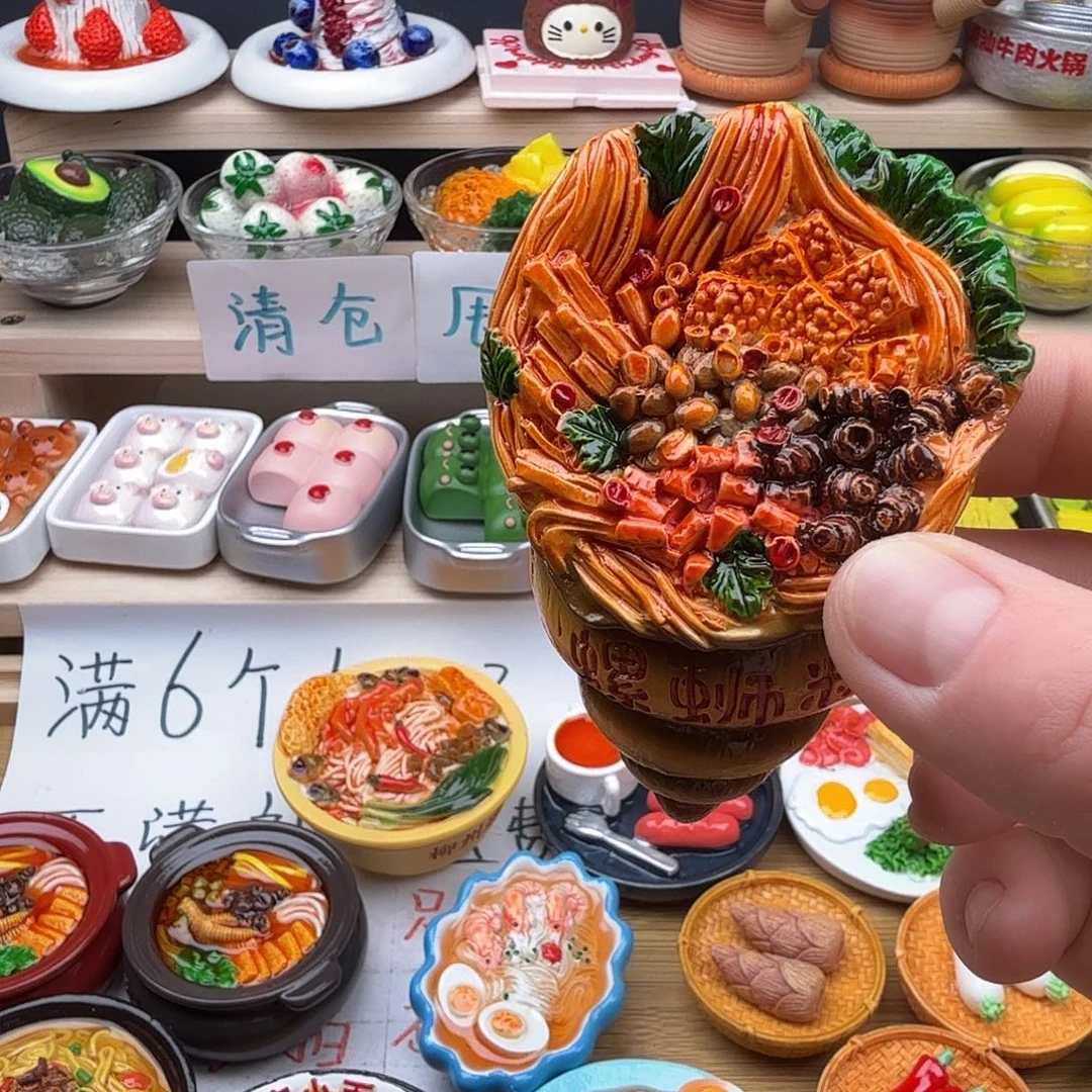 树脂食玩冰箱贴 凭开箱视频售后