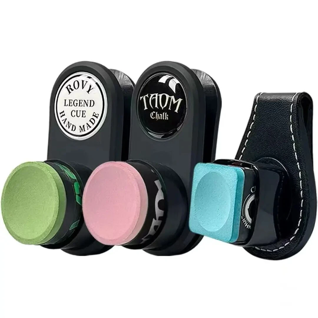 台球巧克夹 静音斯诺克塔悟姆圆形枪粉巧粉夹 巧克粉夹台球配件