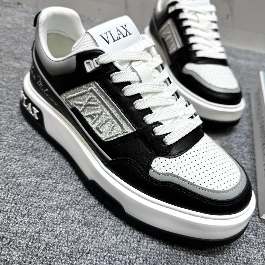 【V-LAX高端鞋子】新款真皮男鞋安脚舒服软底软面板鞋潮流VL0538H-