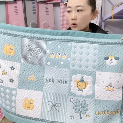 棉特价绿色百福图