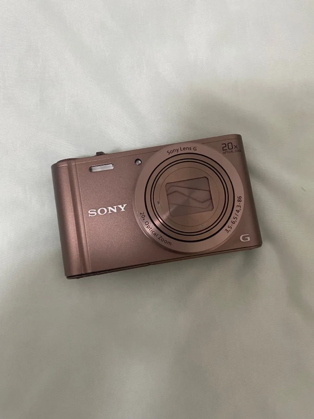 9新 Sony/索尼 wx300棕色1800w像素ccd数码相机